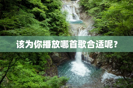 该为你播放哪首歌合适呢？
