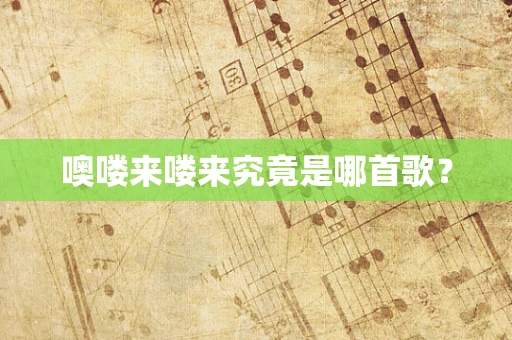 噢喽来喽来究竟是哪首歌？