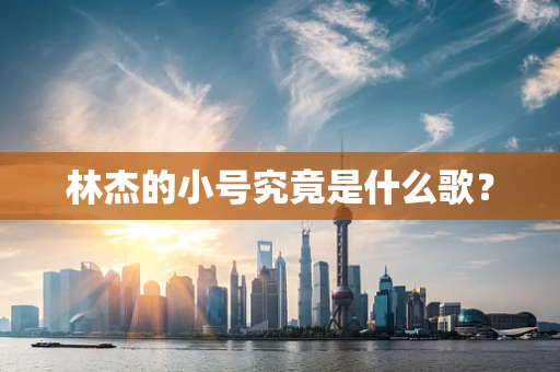 林杰的小号究竟是什么歌？