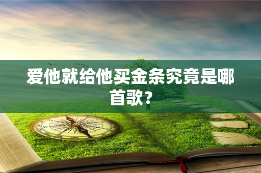 爱他就给他买金条究竟是哪首歌？
