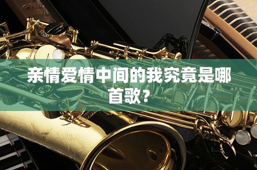 亲情爱情中间的我究竟是哪首歌？