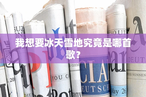 我想要冰天雪地究竟是哪首歌？