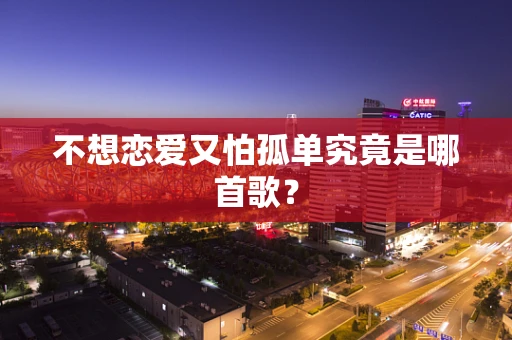 不想恋爱又怕孤单究竟是哪首歌？