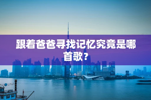 跟着爸爸寻找记忆究竟是哪首歌？