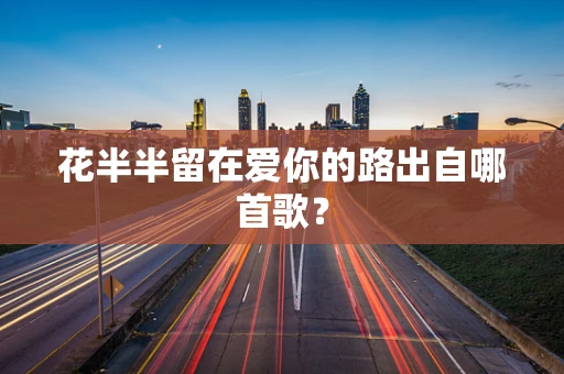 花半半留在爱你的路出自哪首歌？