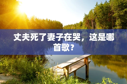 丈夫死了妻子在哭，这是哪首歌？