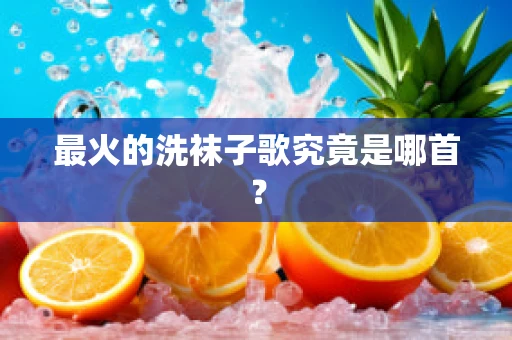 最火的洗袜子歌究竟是哪首？