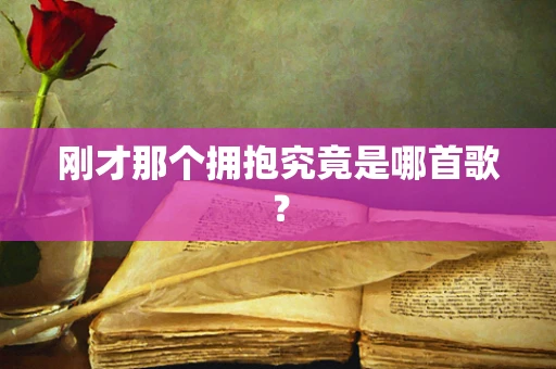 刚才那个拥抱究竟是哪首歌？