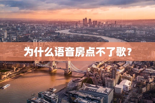为什么语音房点不了歌？