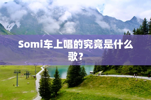 Somi车上唱的究竟是什么歌？