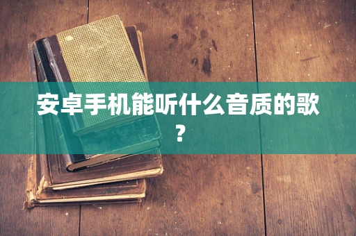 安卓手机能听什么音质的歌？