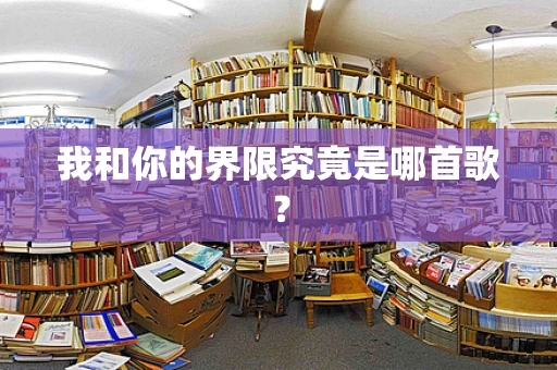 我和你的界限究竟是哪首歌？