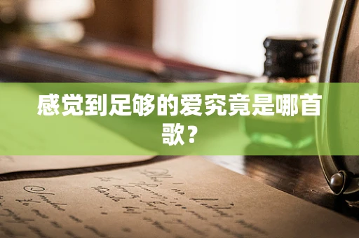 感觉到足够的爱究竟是哪首歌？