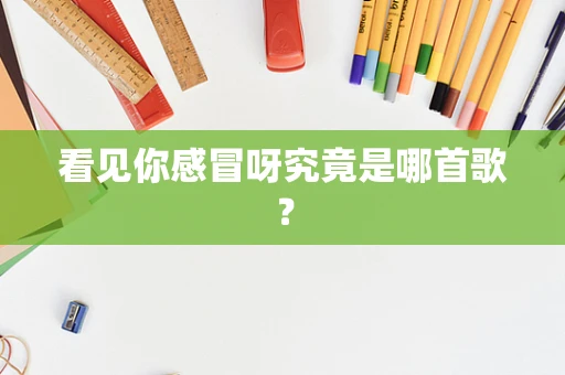 看见你感冒呀究竟是哪首歌？