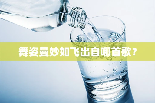 舞姿曼妙如飞出自哪首歌？