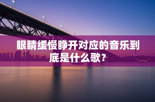 眼睛缓慢睁开对应的音乐到底是什么歌？