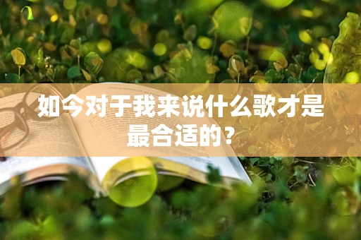如今对于我来说什么歌才是最合适的？