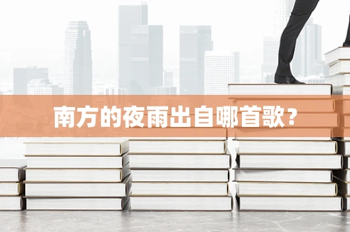 南方的夜雨出自哪首歌？