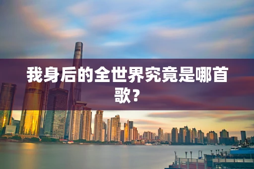 我身后的全世界究竟是哪首歌？