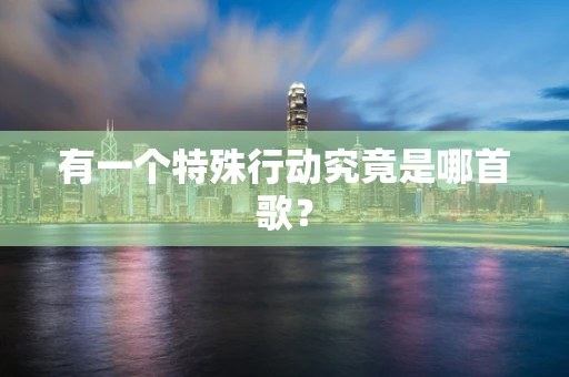 有一个特殊行动究竟是哪首歌？