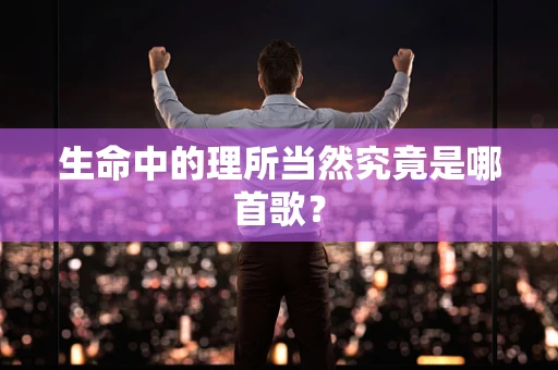 生命中的理所当然究竟是哪首歌？