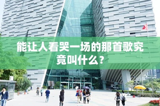 能让人看哭一场的那首歌究竟叫什么？
