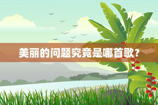 美丽的问题究竟是哪首歌？