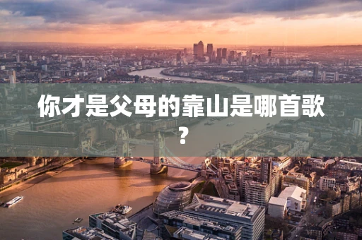 你才是父母的靠山是哪首歌？