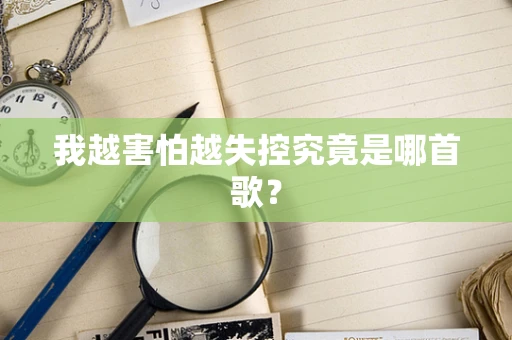 我越害怕越失控究竟是哪首歌？
