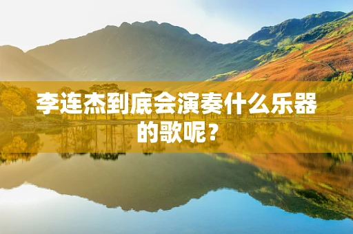 李连杰到底会演奏什么乐器的歌呢？