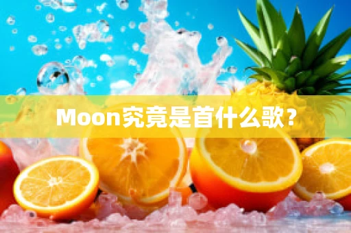 Moon究竟是首什么歌？