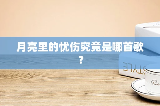 月亮里的忧伤究竟是哪首歌？