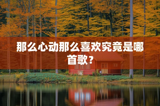 那么心动那么喜欢究竟是哪首歌？