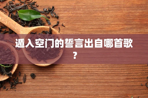 遁入空门的誓言出自哪首歌？
