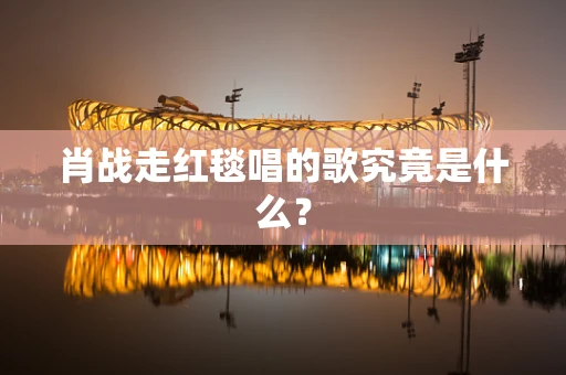 肖战走红毯唱的歌究竟是什么？