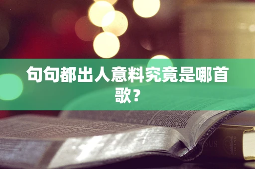 句句都出人意料究竟是哪首歌？