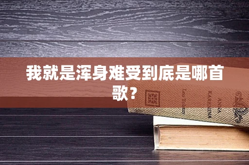 我就是浑身难受到底是哪首歌？