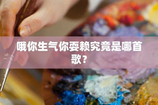 哦你生气你耍赖究竟是哪首歌？