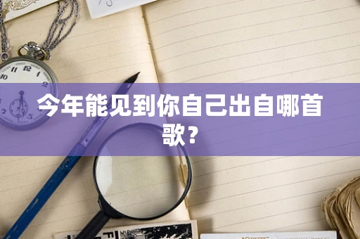 今年能见到你自己出自哪首歌？