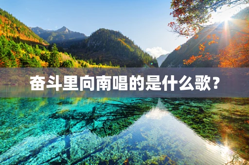 奋斗里向南唱的是什么歌？