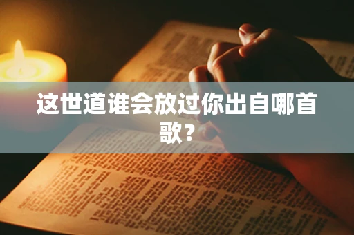 这世道谁会放过你出自哪首歌？