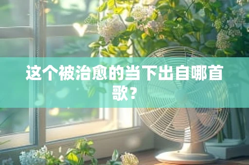 这个被治愈的当下出自哪首歌？