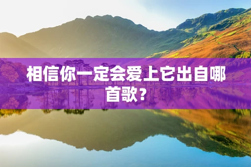 相信你一定会爱上它出自哪首歌？
