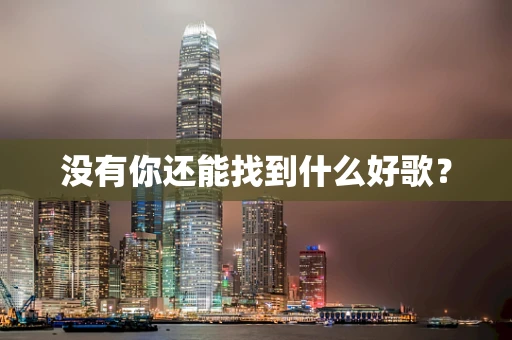 没有你还能找到什么好歌？