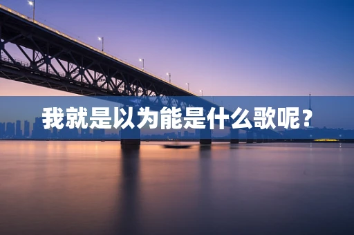 我就是以为能是什么歌呢？