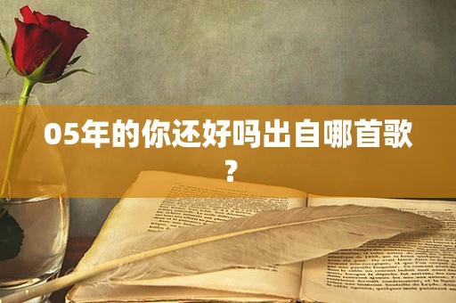05年的你还好吗出自哪首歌？
