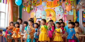幼儿园年会唱什么歌合适呢？