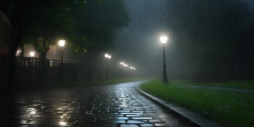 昨晚下雨这句歌词出自哪首歌？